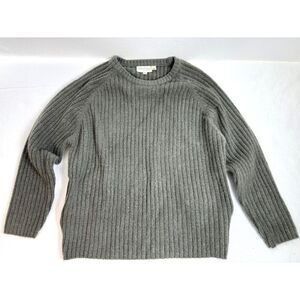 Mistic Prysm by Listicle Gray Sweater Ribbed Pullover S/M
